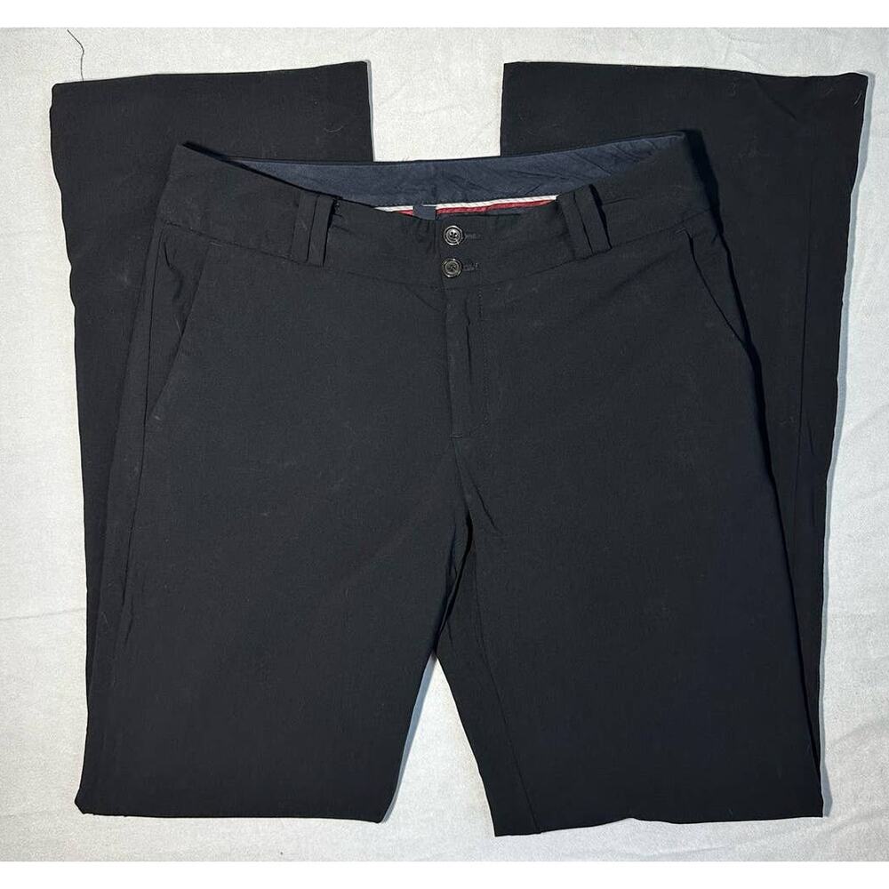 Banana Republic Martin Fit Wool Blend Black Trousers Size 4